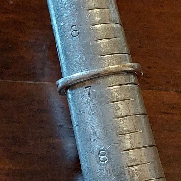 Vintage Designer JD 925 Diamond Heart Halo Sterling Silver Ring Size 6.75 - Picture 7 of 9